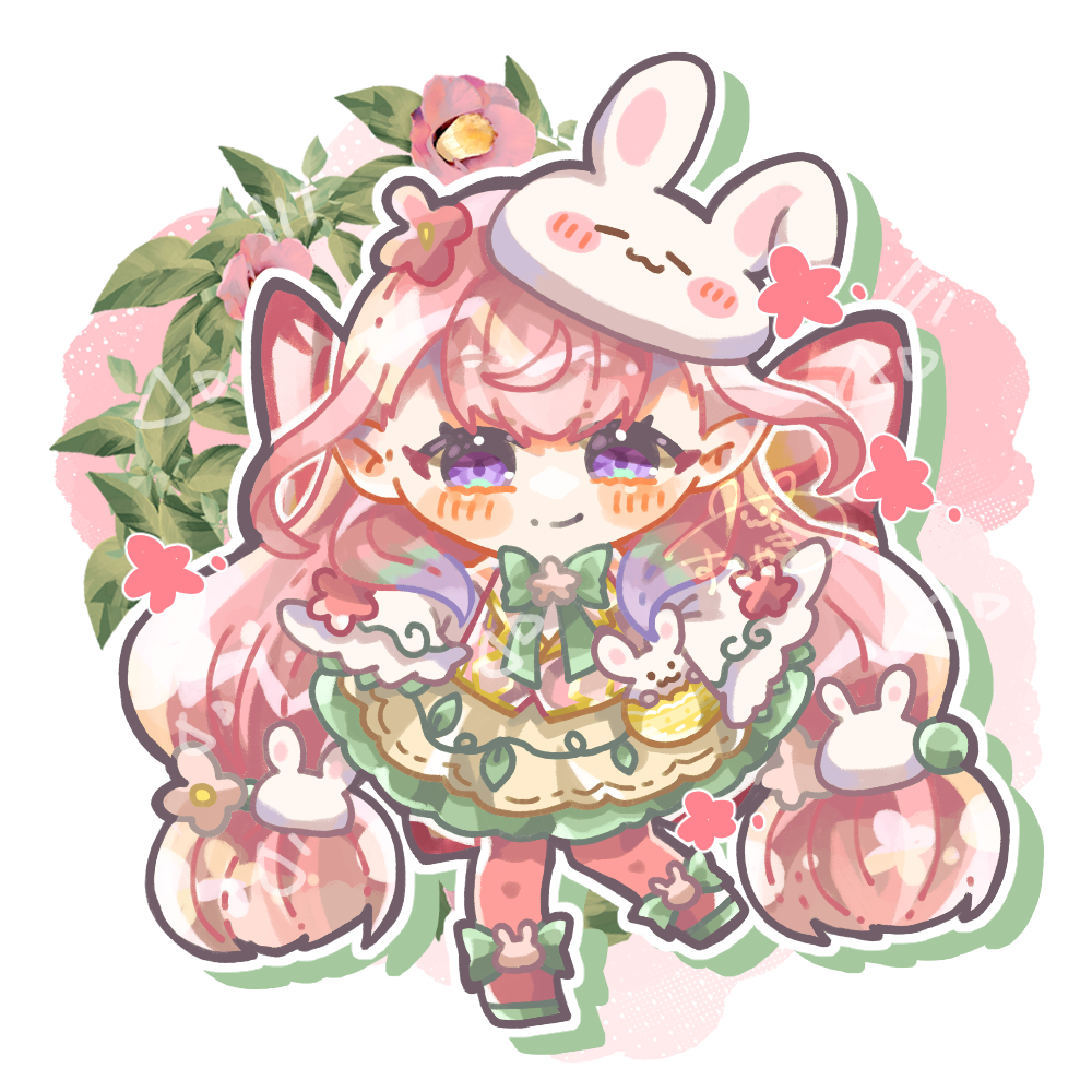 1girl, easter, fairy, fairy_wings, fire_emblem, fire_emblem_heroes, kinako_tadano, mirabilis_(fire_emblem)