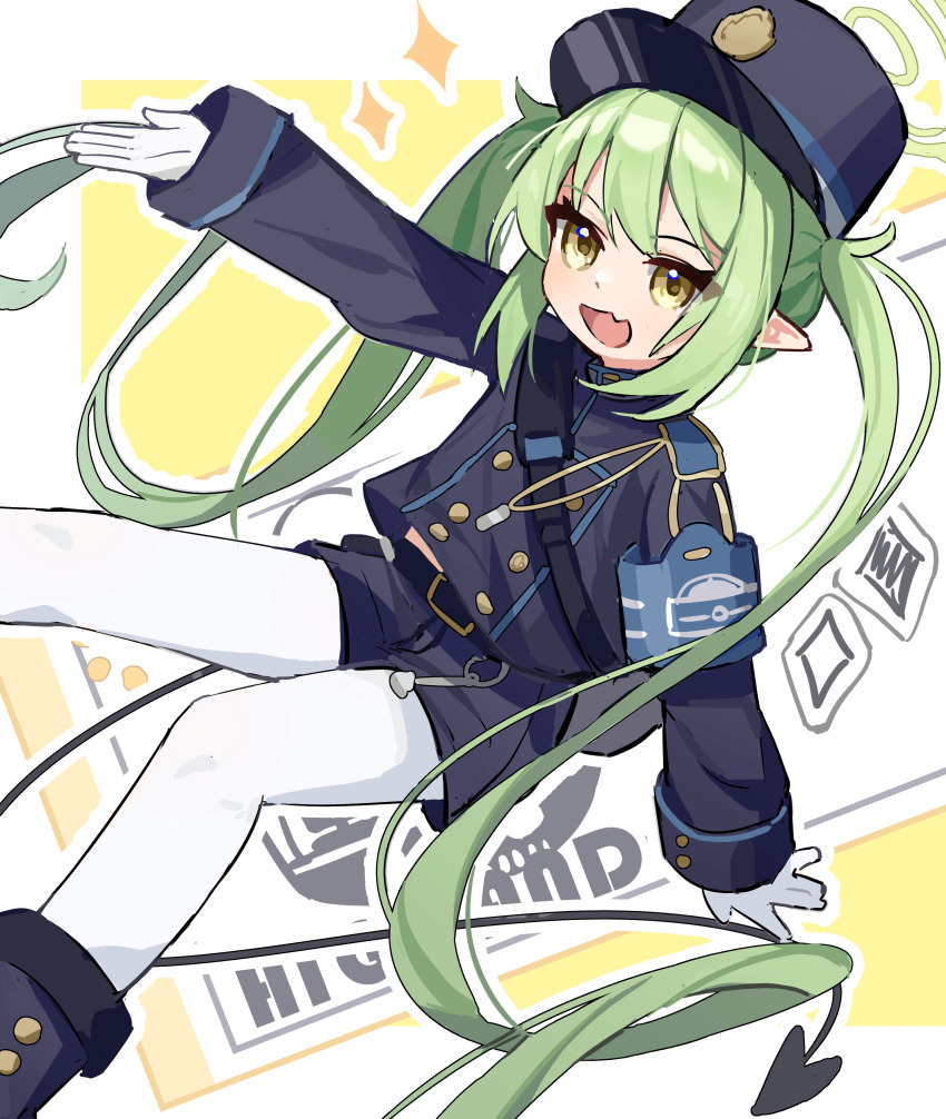 1girl, :d, absurdres, arm_support, armband, backpack, bag, belt