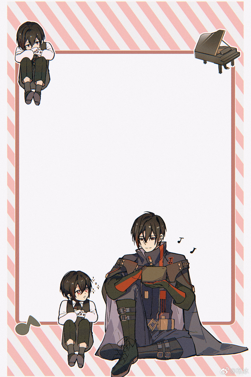 2boys, :o, age_difference, aged_down, ayn_alwyn, ayn_alwyn_(eden), belt, black_belt