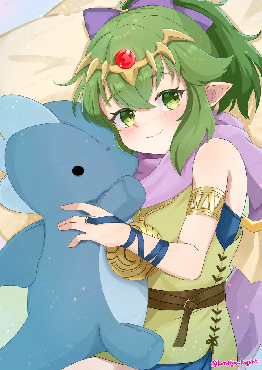 1girl, armlet, bow, closed_mouth, dress, fire_emblem, fire_emblem:_mystery_of_the_emblem, fire_emblem_heroes