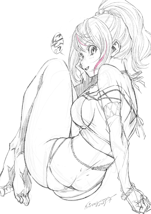 1girl, ass, back, barefoot, breasts, butt_crack, copyright_request, dead_or_alive