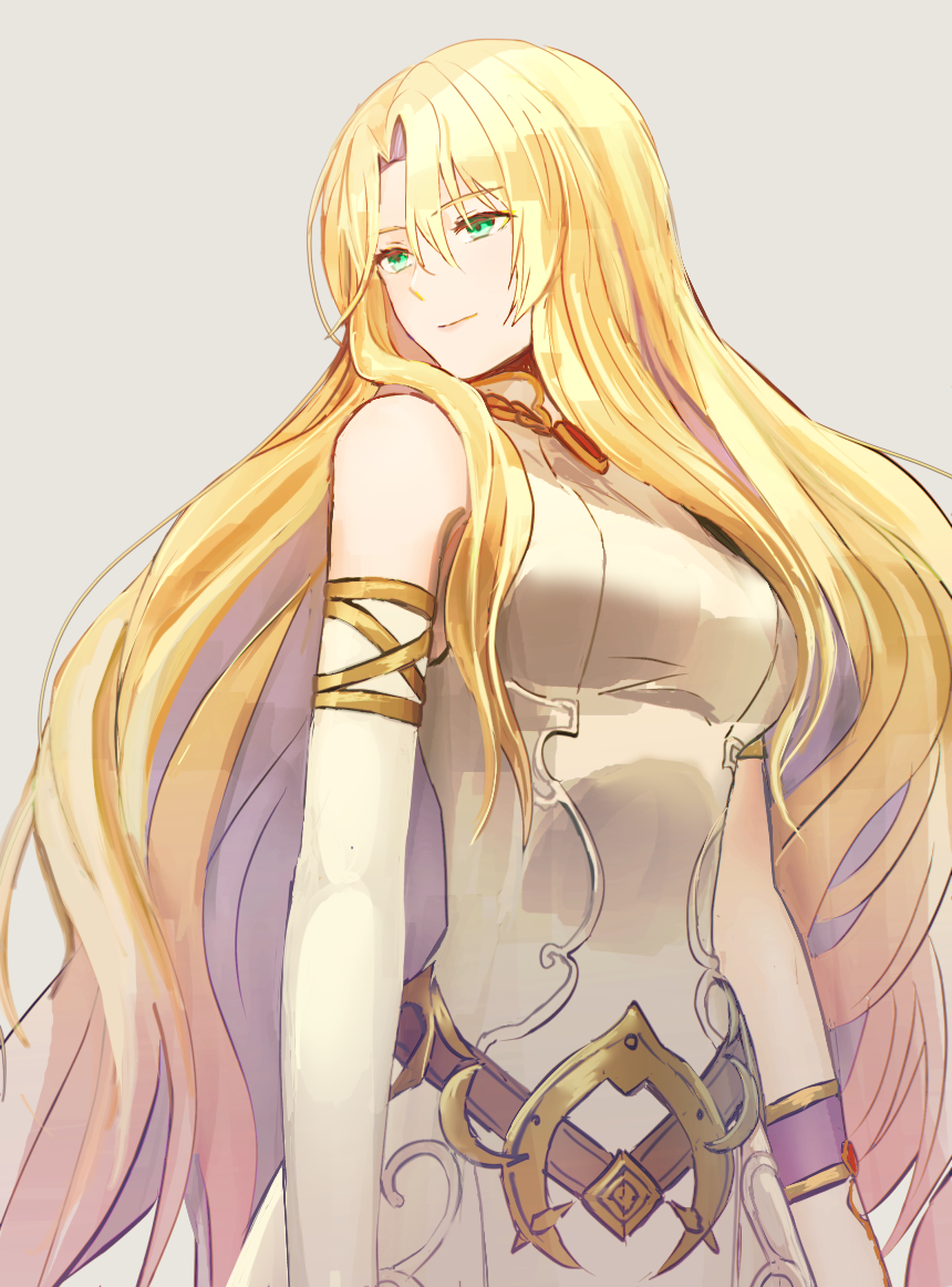 1girl, blonde_hair, breasts, closed_mouth, dress, elbow_gloves, fire_emblem, fire_emblem:_the_binding_blade