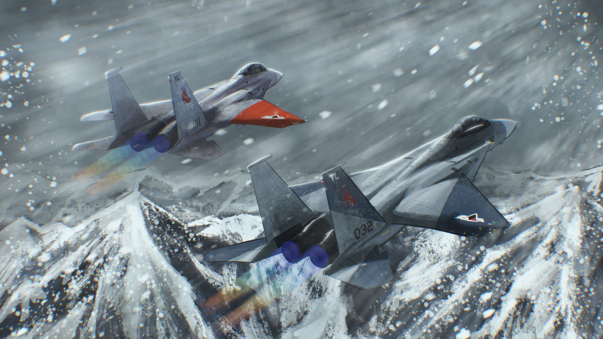 absurdres, ace_combat, ace_combat_zero, aircraft, airplane, cipher_(ace_combat), commentary_request, day