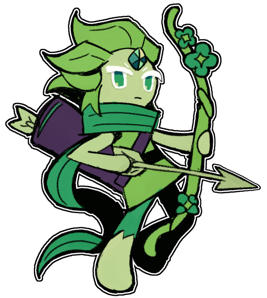 bad_link, bad_tumblr_link, bow_(weapon), chibi, cookie_run, cookie_run:_kingdom, cookie_run:_ovenbreak, highres