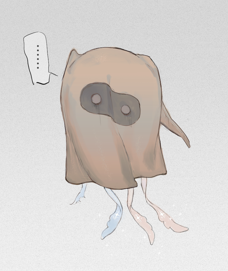 ..., 2boys, avicinda_(infinity_nikki), bag, commentary_request, disguise, faewish_sprite, full_body