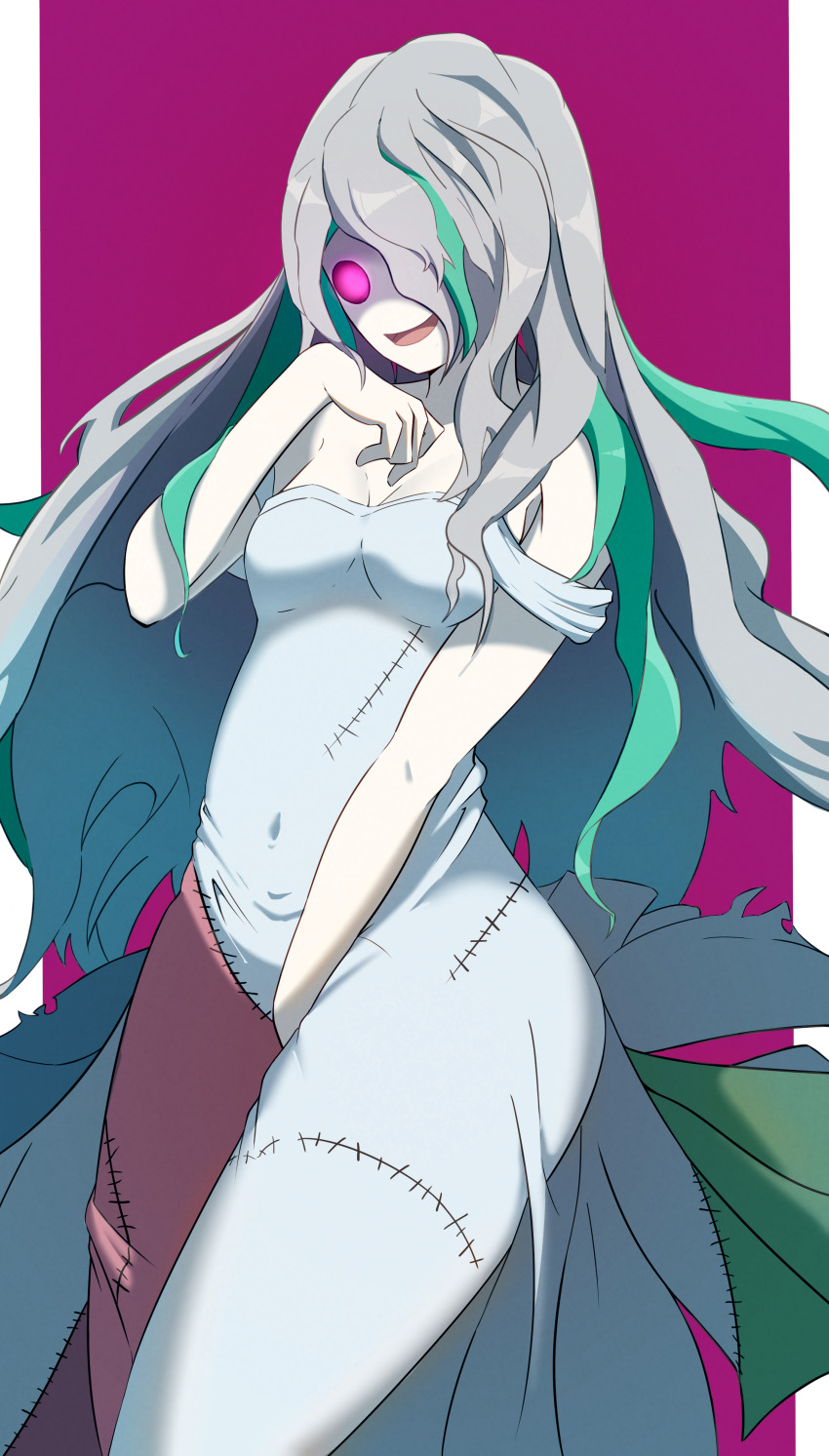 1girl, absurdres, breasts, cowboy_shot, eiryu33, fairy_(grimms_notes), grimms_notes, highres, pink_eyes, solo