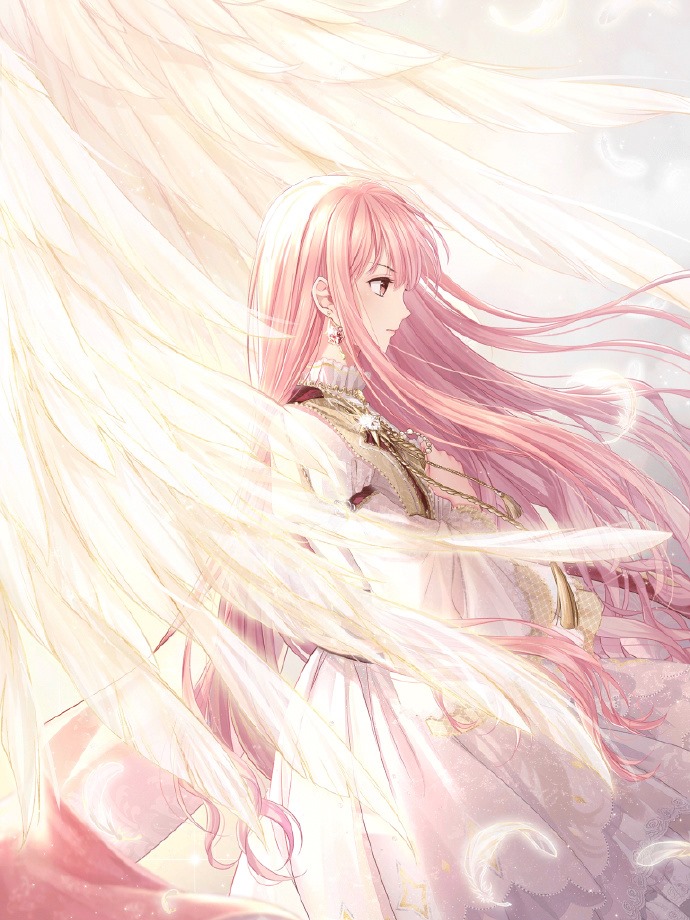 1girl, artist_request, blunt_bangs, brown_eyes, chest_jewel, closed_mouth, collared_dress, cowboy_shot