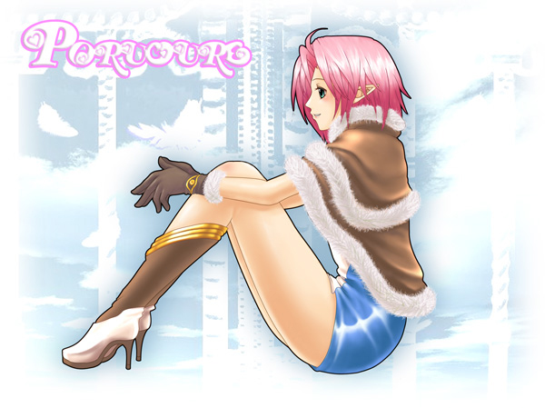 1girl, 2000s_(style), blue_background, blue_dress, blue_eyes, blush, boots, brown_boots