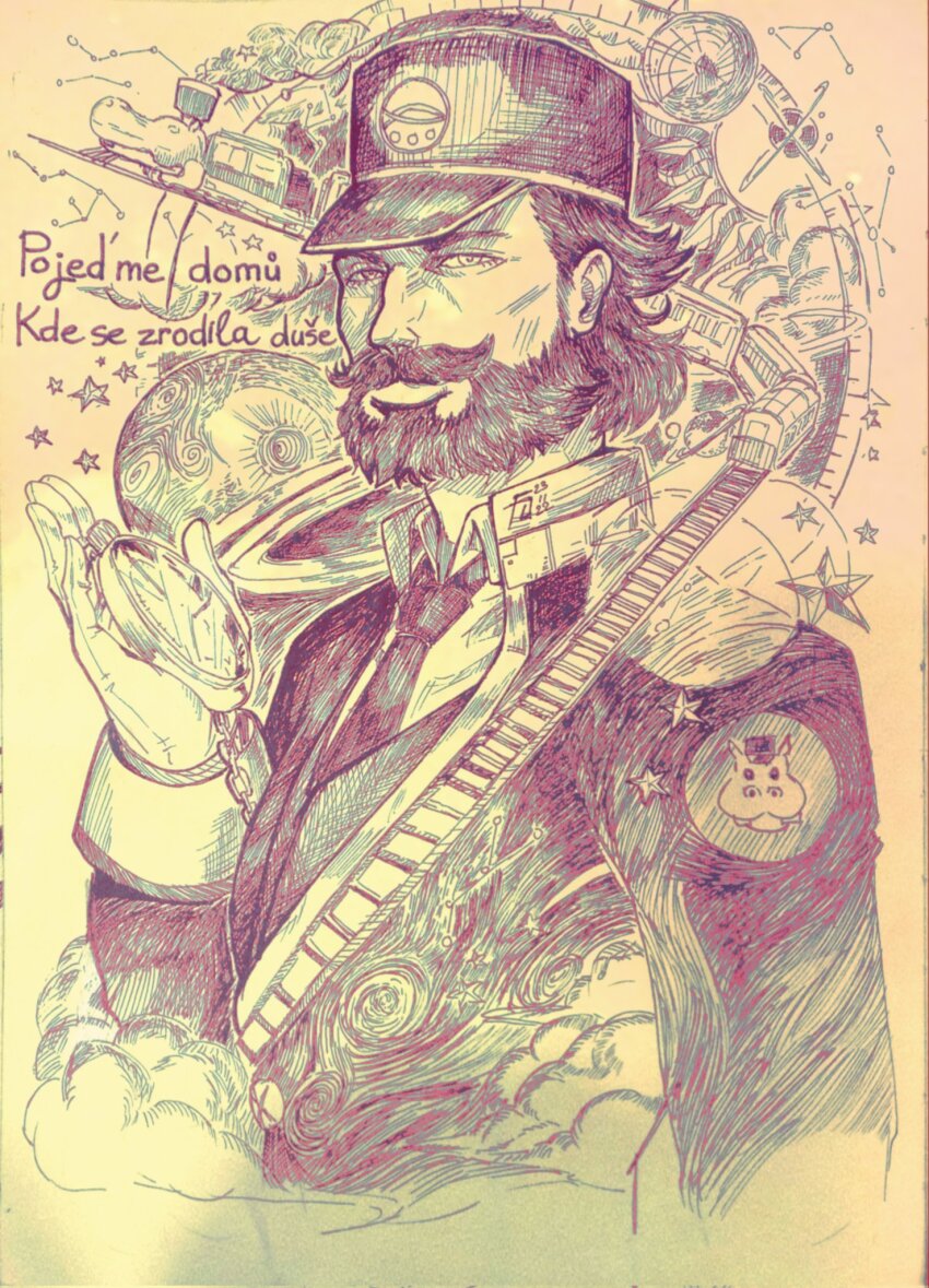 1boy, antonin_dvorak_(classicaloid), beard, cheekbones, classicaloid, closed_mouth, constellation, constellation_request