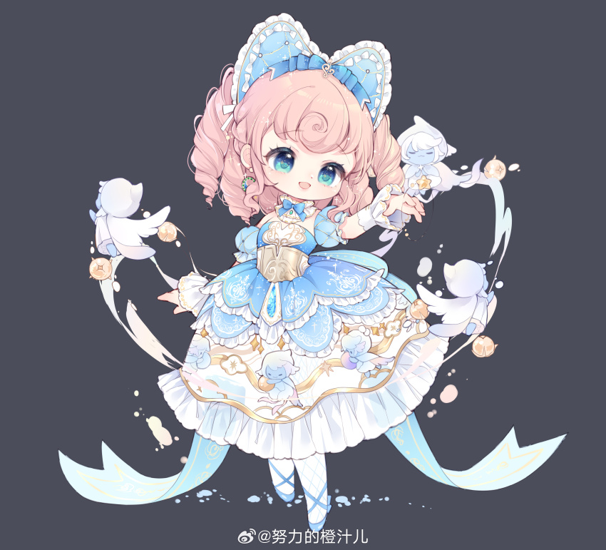 1girl, absurdres, argyle_clothes, argyle_sleeves, arm_warmers, back_bow, ballet_slippers, bare_shoulders