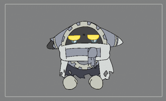 animated, animated_gif, crying, gear_print, gloves, grey_background, grey_gloves, grey_theme