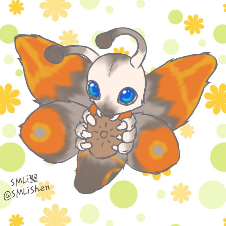 antenna_hair, blue_eyes, bug, insect, moth, mothron_(terraria), several_arms, terraria