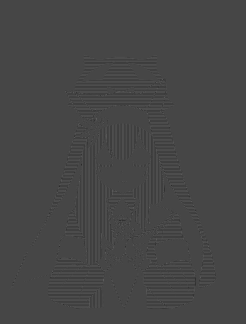 1girl, :3, absurdres, animal_ear_headwear, blue_archive, closed_eyes, coif, commentary_request