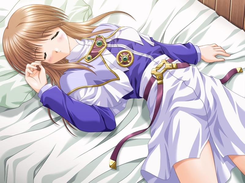 00s, 1girl, bed, bekkankou, female_focus, game_cg, princess_holiday, solo, sylphy_cloud