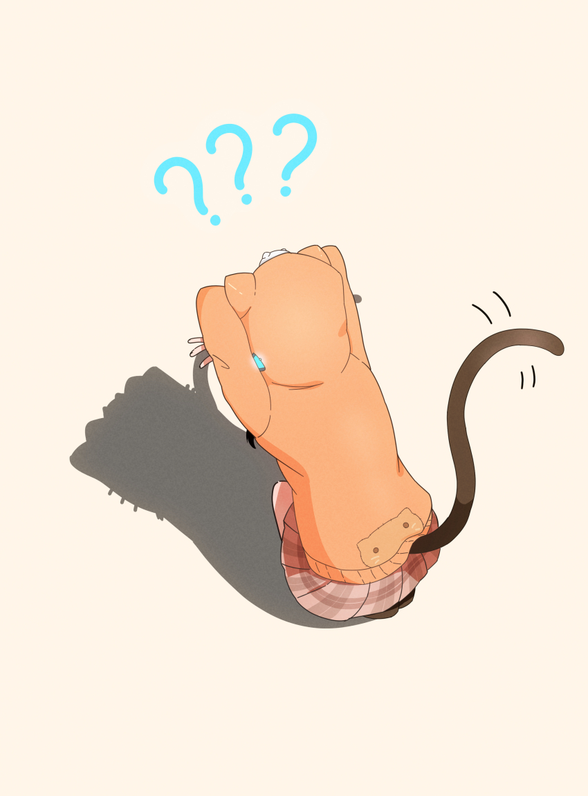 1girl, absurdres, animal_hood, asakura_karen_(heaven_burns_red), black_hair, cat_hood, cat_shadow_puppet_(meme), heaven_burns_red