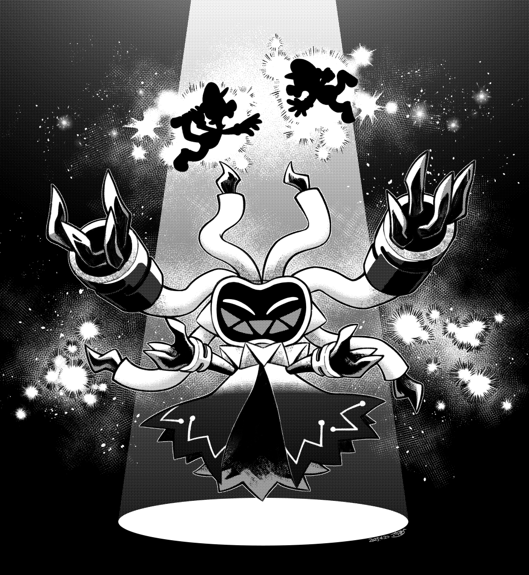 brothers, cable, closed_eyes, greyscale, luigi, male_focus, mario, mario_&amp;_luigi:_brothership