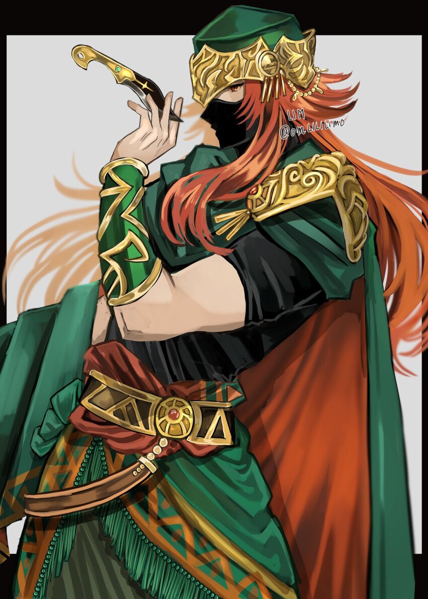 1boy, cape, dagger, fire_emblem, fire_emblem:_the_sacred_stones, fire_emblem_heroes, green_cape, highres