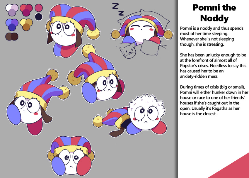 :<, asymmetrical_footwear, black_eyes, blue_hat, blue_shoes, blush_stickers, bright_pupils, brown_hair