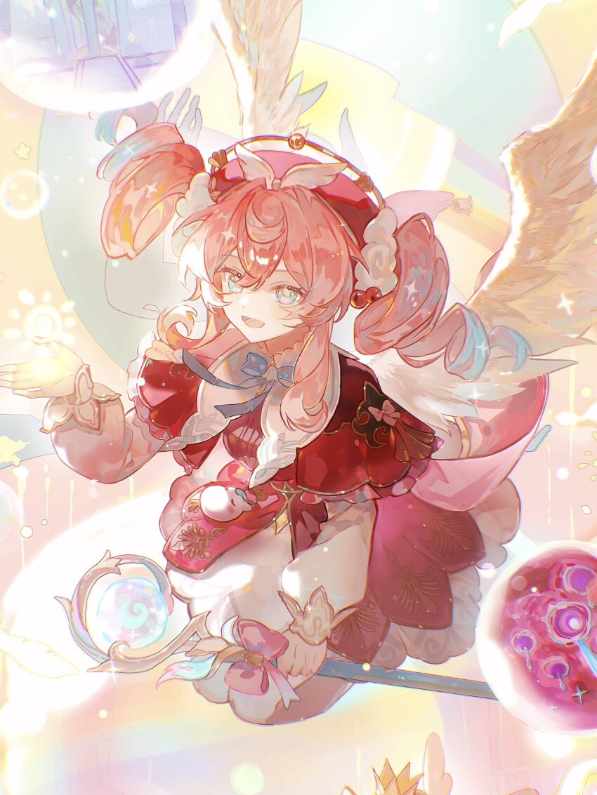 1girl, angel_wings, aqua_bow, aqua_bowtie, aqua_eyes, aqua_hair, armian, bow