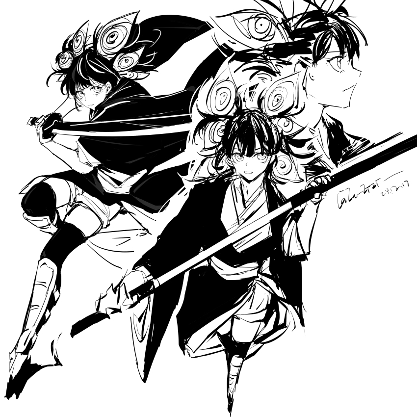 1girl, absurdres, commentary, dated, english_commentary, hair_ribbon, highres, holding