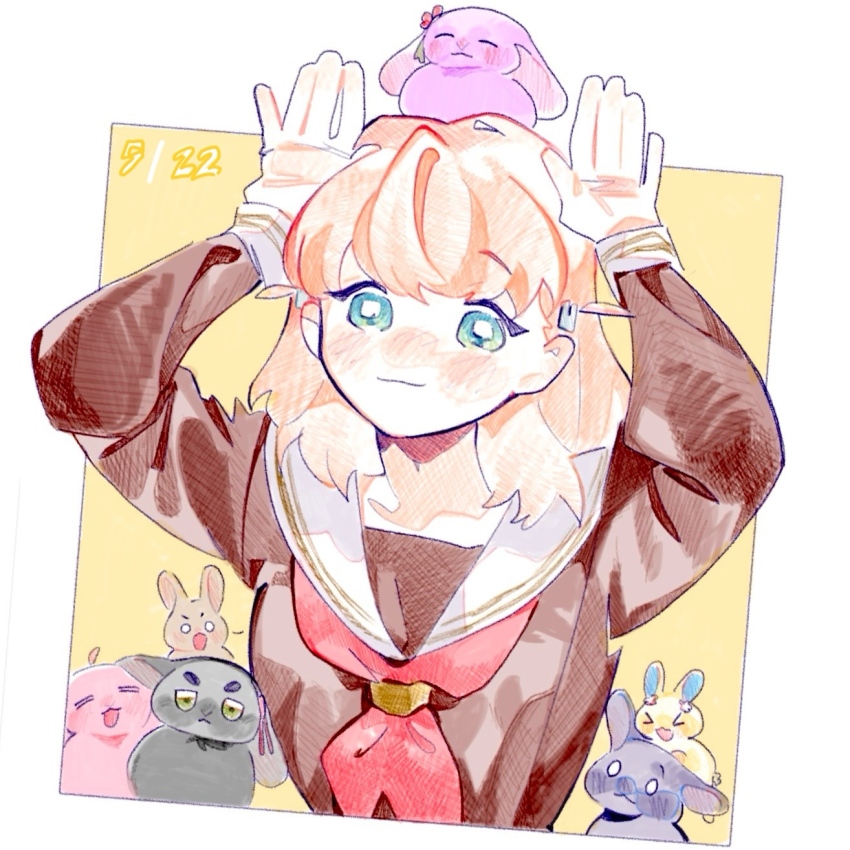 >_<, 0_0, 1girl, :3, :d, =_=, ^_^, ahoge