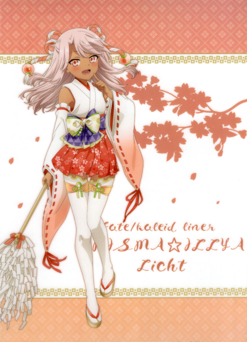 absurdres, chloe_von_einzbern, clear_file_(medium), detached_sleeves, fate/kaleid_liner_prisma_illya, fate_(series), highres, japanese_clothes