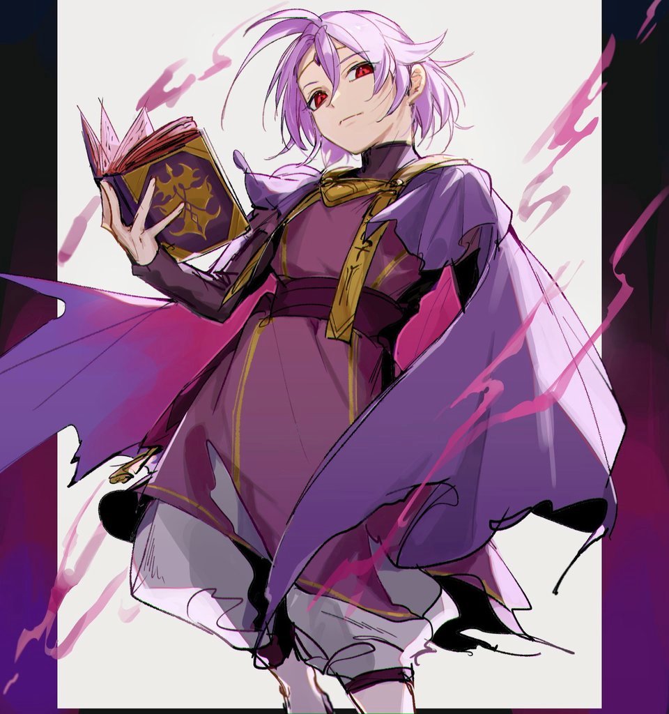 1boy, aged_down, belt, book, border, cape, capelet, child