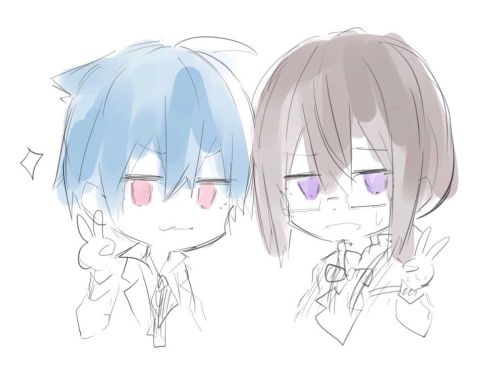 2boys, clovis_(grimms_notes), ex_(grimms_notes), grimms_notes, iumi_urura, multiple_boys