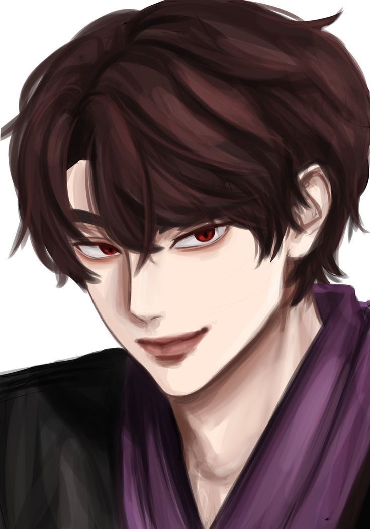 1boy, brown_hair, dougi, e_nu3, looking_at_viewer, lord_garmadon, male_focus, ninjago