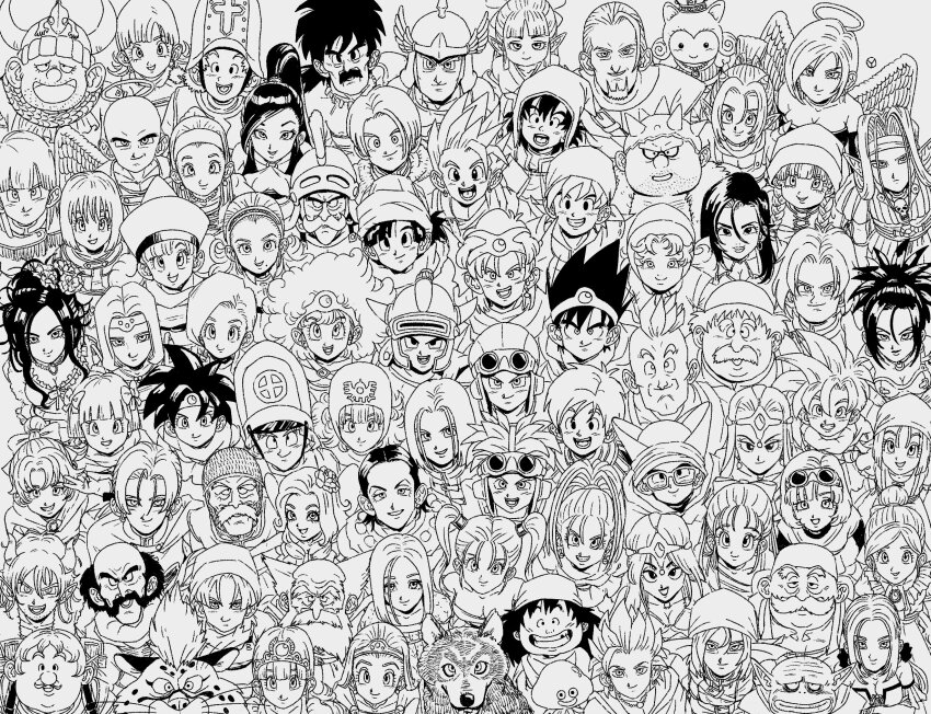 6+boys, 6+girls, aira_(dq7), alena_(dq4), amos_(dq6), angel, angel_wings, anlucea