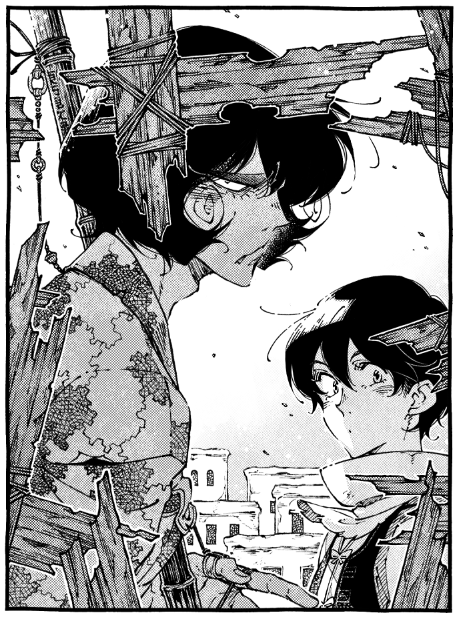 2boys, black_eyes, black_hair, extendx0, male_focus, marco_polo_(touhouken_bunroku), military_uniform, multiple_boys