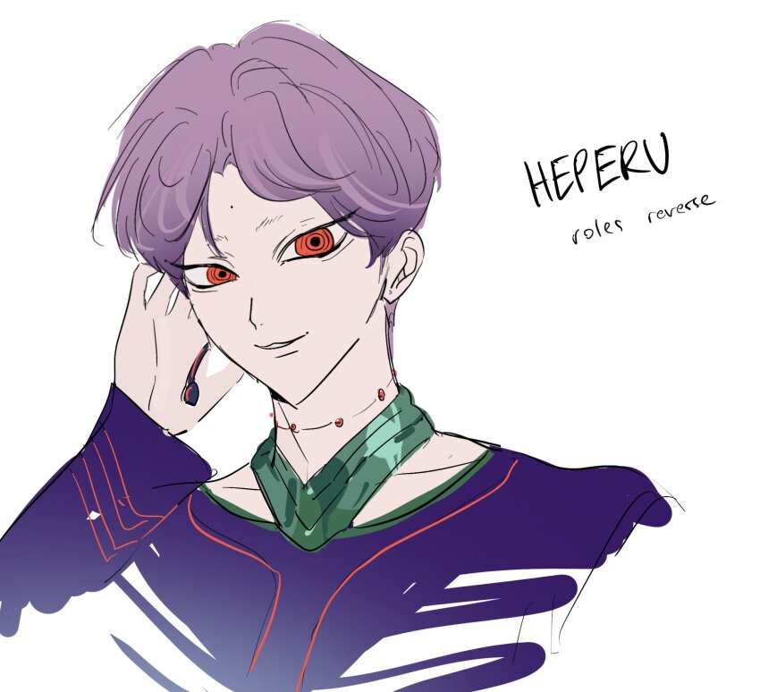 1boy, alien_stage, character_name, commentary, english_commentary, english_text, hand_on_headset, headset