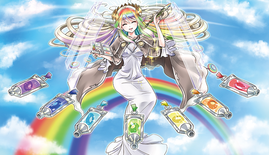 1girl, blue_sky, blush, breasts, brown_robe, chomose, closed_eyes, cloud