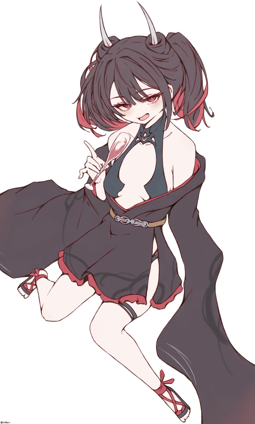 1006kbps, 1girl, absurdres, azur_lane, bare_shoulders, breasts, brown_hair, champagne_flute