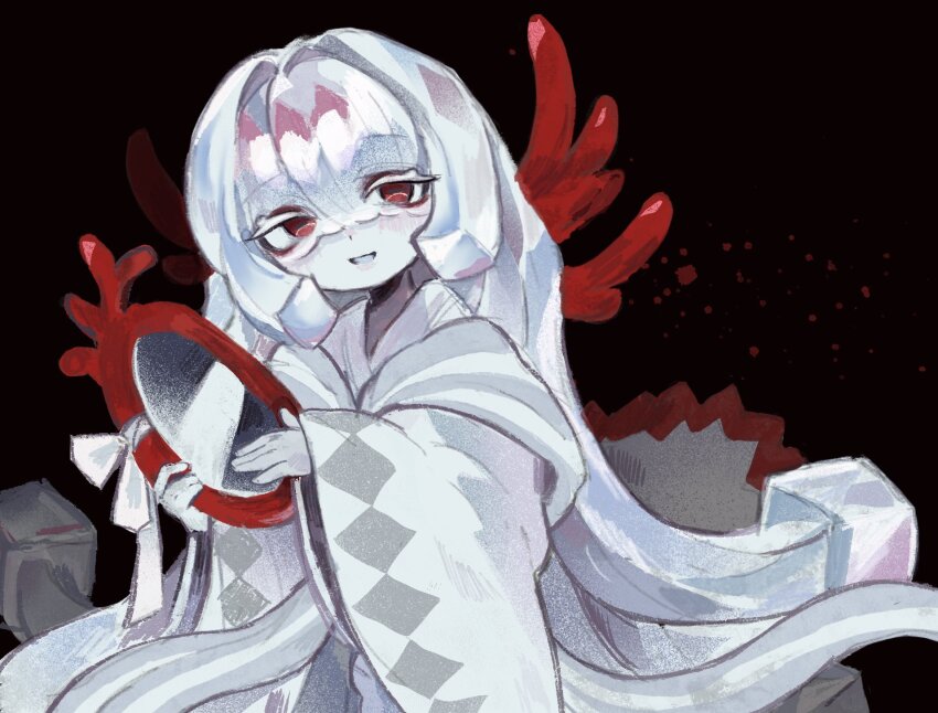 1girl, agar_agar_cookie, blush, colored_skin, cookie_run, cookie_run:_kingdom, dress, highres