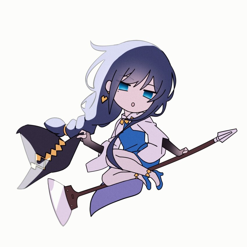 1girl, ado_(utaite), blue_eyes, blue_hair, braid, cacao_(chocolat_cadabra), chando_(ado), chocolat_cadabra_(ado)