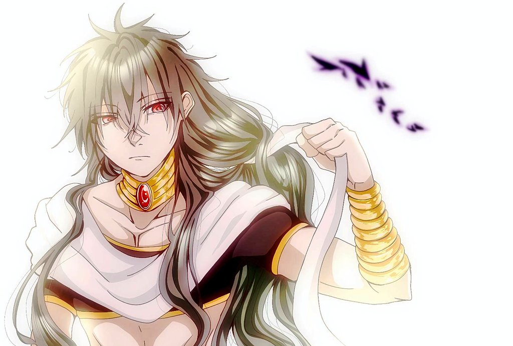 1boy, arabian_clothes, black_hair, black_rukh_(magi), bracer, crop_top, j_n810, jewelry