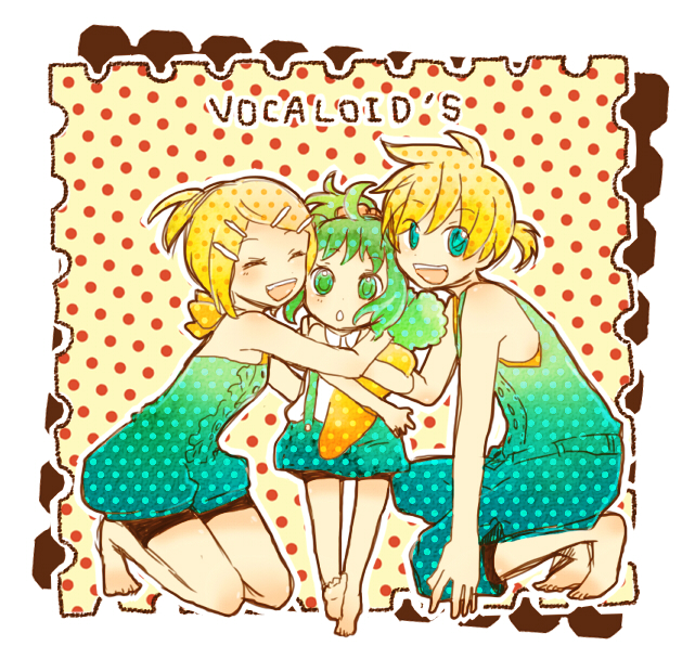 7:24, aged_down, barefoot, blonde_hair, carrot, child, green_eyes, green_hair