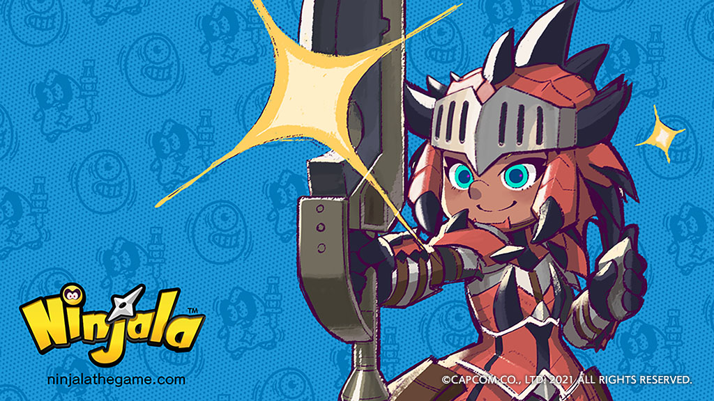 1girl, 2021, aqua_eyes, armor, blue_pupils, capcom, closed_mouth, commentary