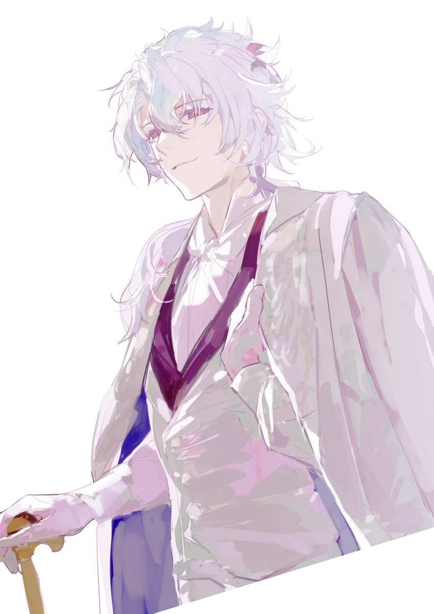 1boy, absurdres, d66ch, demon_boy, fate/grand_order, fate_(series), formal_clothes, gloves