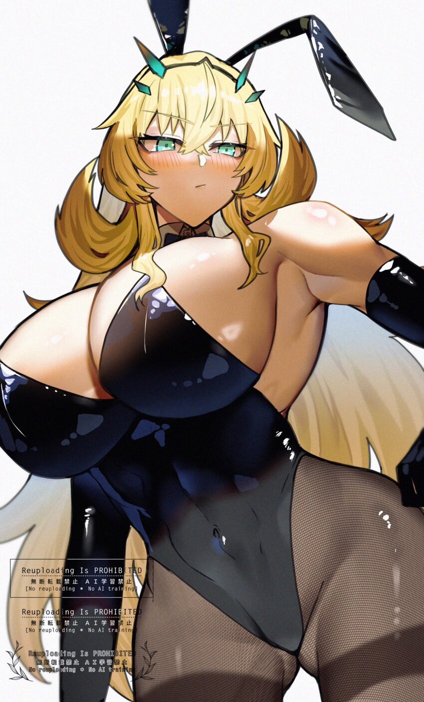 1girl, abs, animal_ears, bare_shoulders, barghest_(fate), biceps, black_gloves, black_leotard