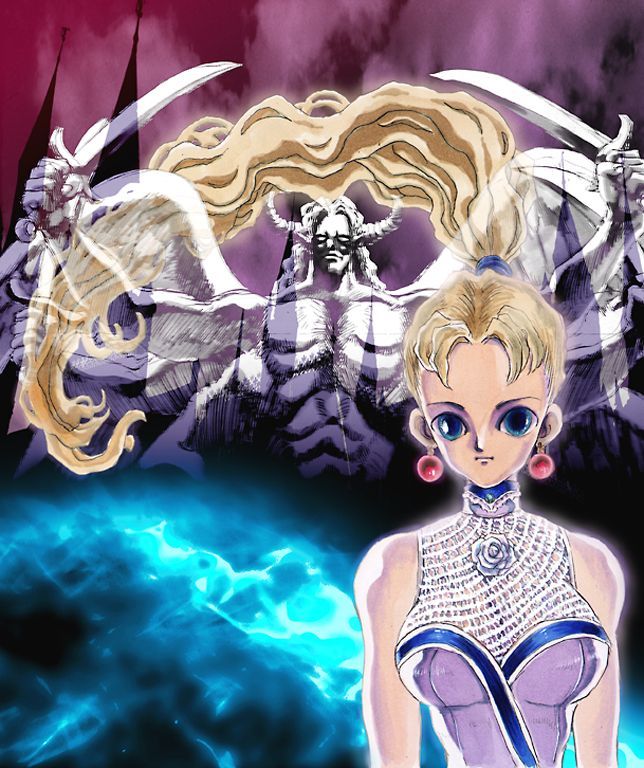 1girl, :|, abstract_background, akai_takami, aqua_eyes, arms_at_sides, backlighting, bare_arms