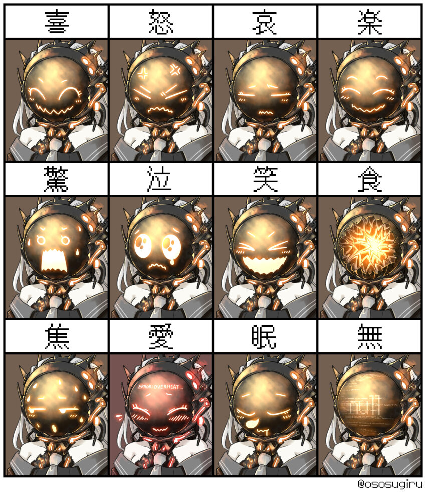 >_<, 1girl, abyssal_ship, anger_vein, bare_shoulders, blush, closed_eyes, english_text