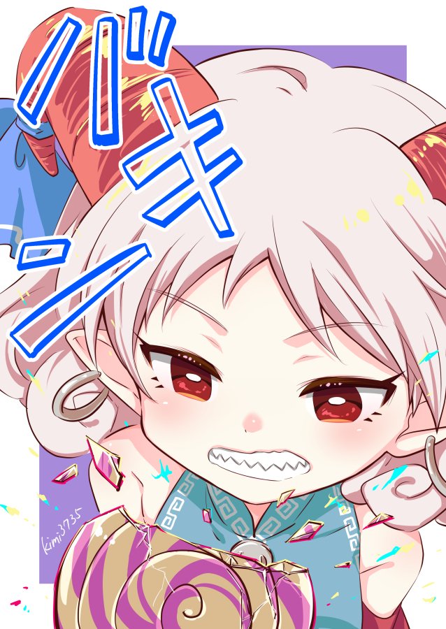 1girl, bare_shoulders, blue_bow, blue_dress, border, bow, candy, chinese_clothes