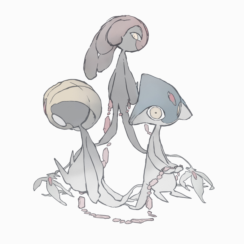 absurdres, azelf, blue_skin, colored_skin, forehead_jewel, gen_4_pokemon, grey_skin, highres