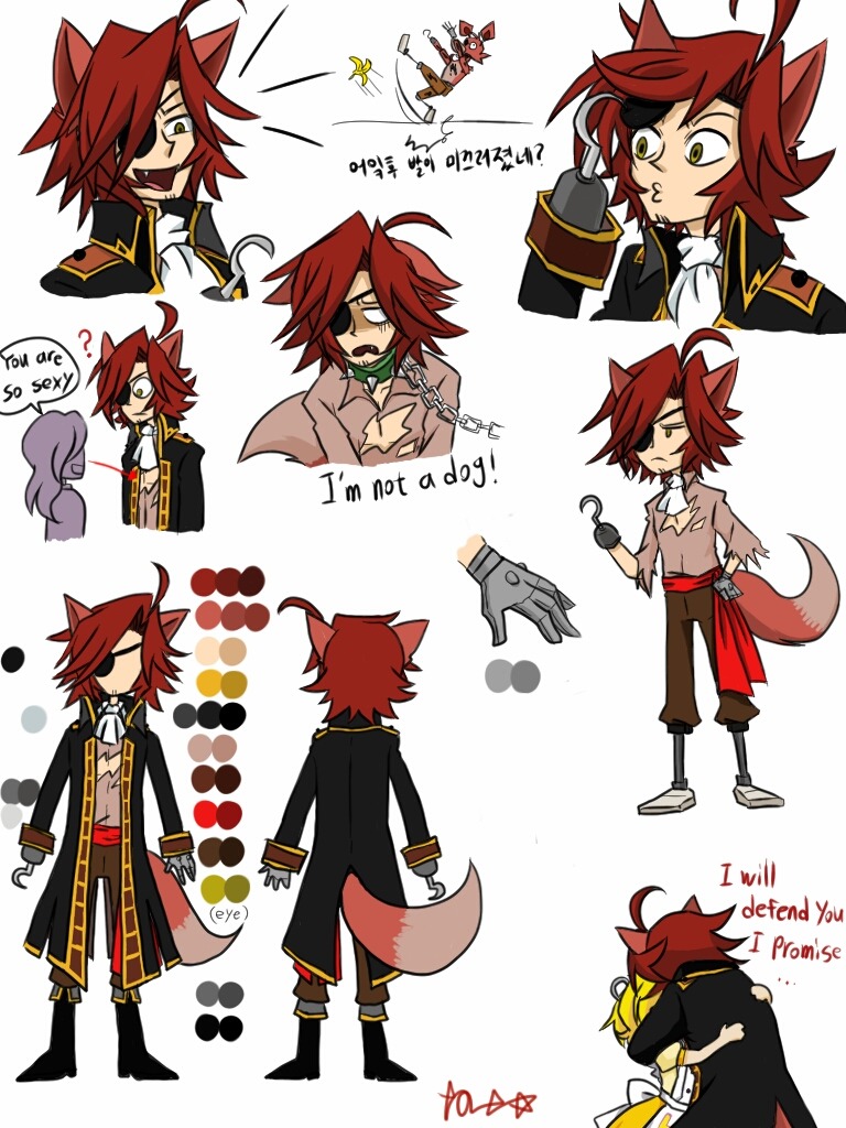 1boy, 1girl, ahoge, animal_collar, animal_ears, bad_id, bad_tumblr_id, black_coat