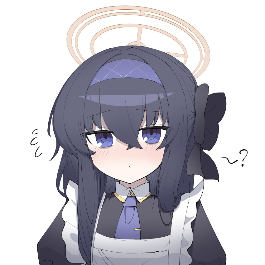 absurdres, black_hair, blue_archive, blue_hairband, exhex_(hexieshizhe), hairband, halo, highres