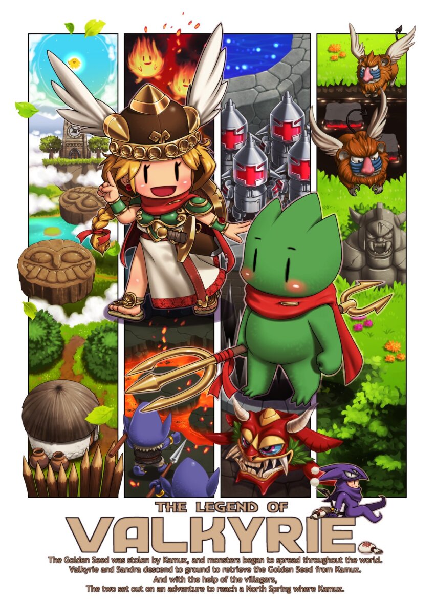 1other, 2girls, armor, bag, black_eyes, blonde_hair, blue_sclera, blush