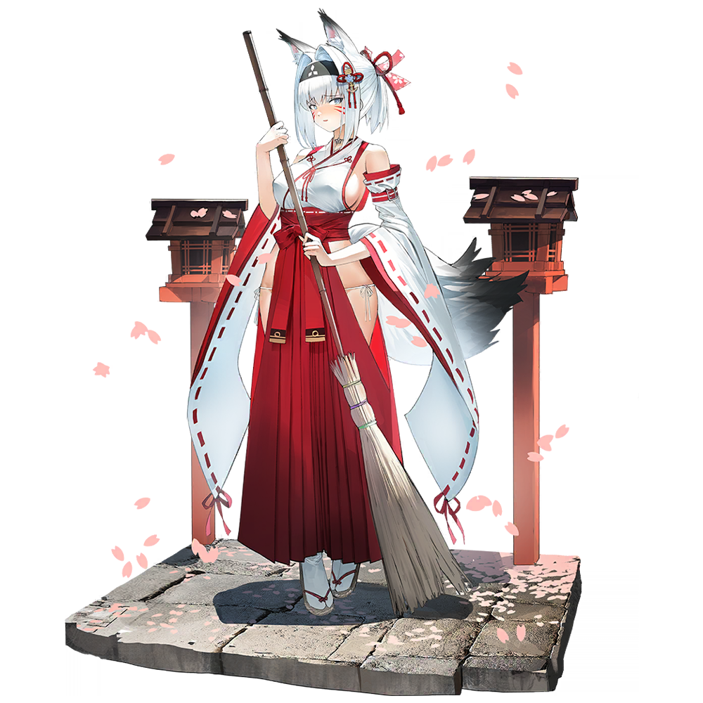 1girl, a6m_zero_(ash_arms), animal_ears, ash_arms, blue_eyes, breasts, broom, fox_ears