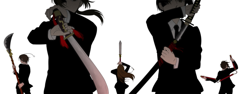 1girl, 4boys, ahoge, axis_powers_hetalia, bad_id, bad_pixiv_id, black_hair, brown_eyes